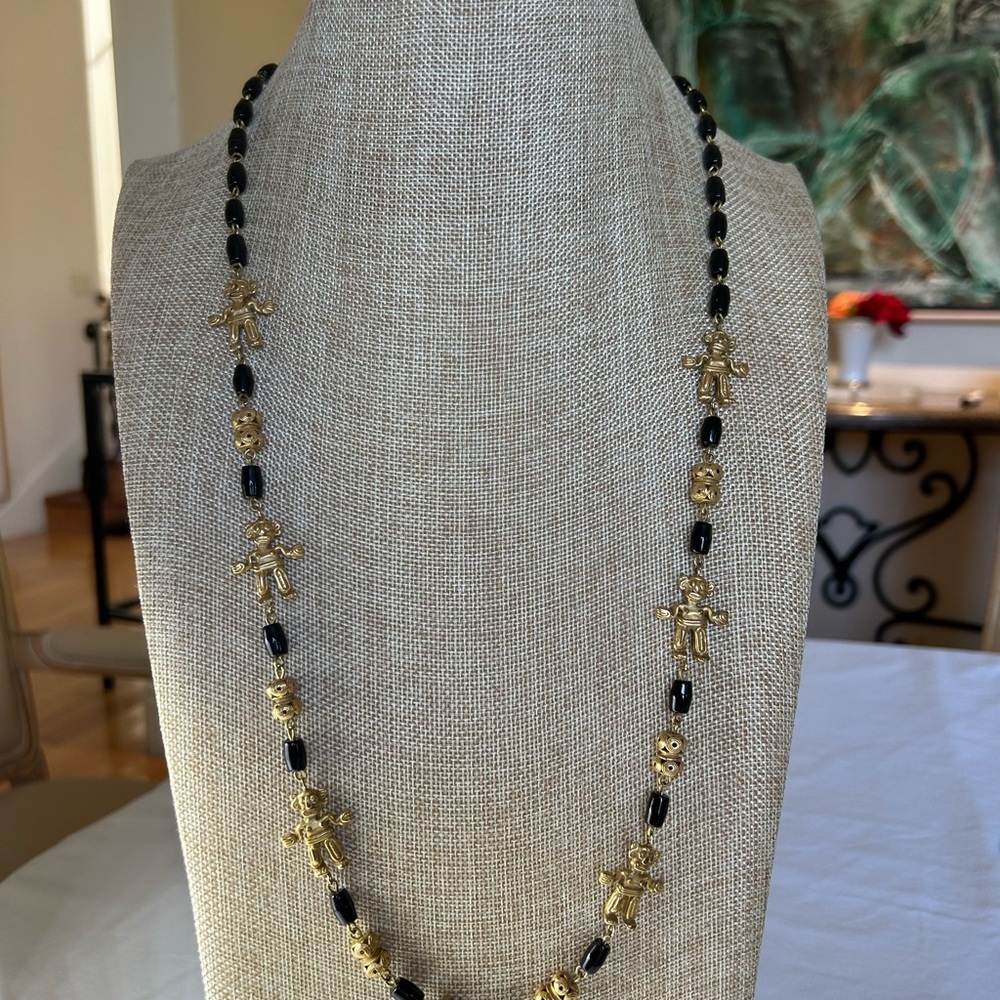 Vintage Galeria Cano Onyx necklace